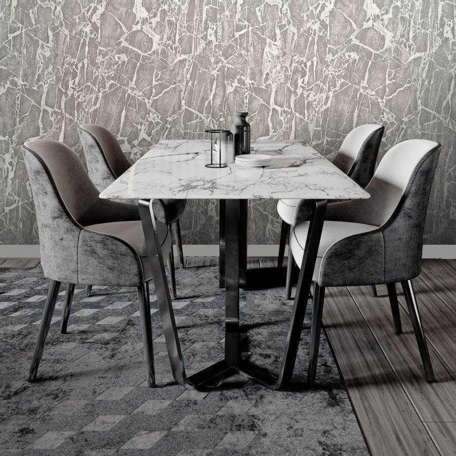 Rasch Enzo Marble Grey Wallpaper - 538151