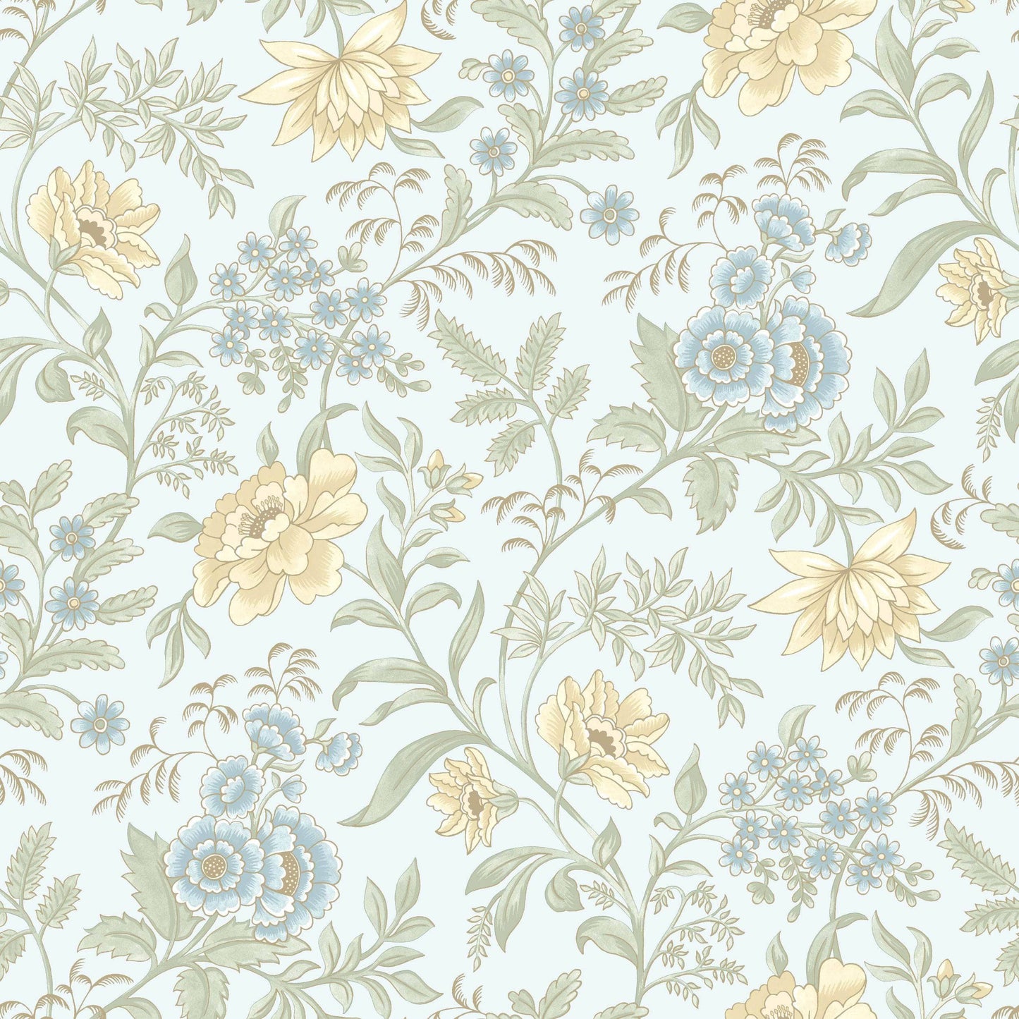 Rasch Garden Muse Sky Blue Wallpaper - 100005