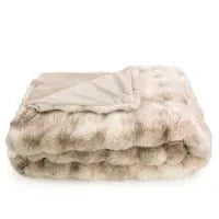 Luxury Natural Textured Throw - 150cm x 180cm