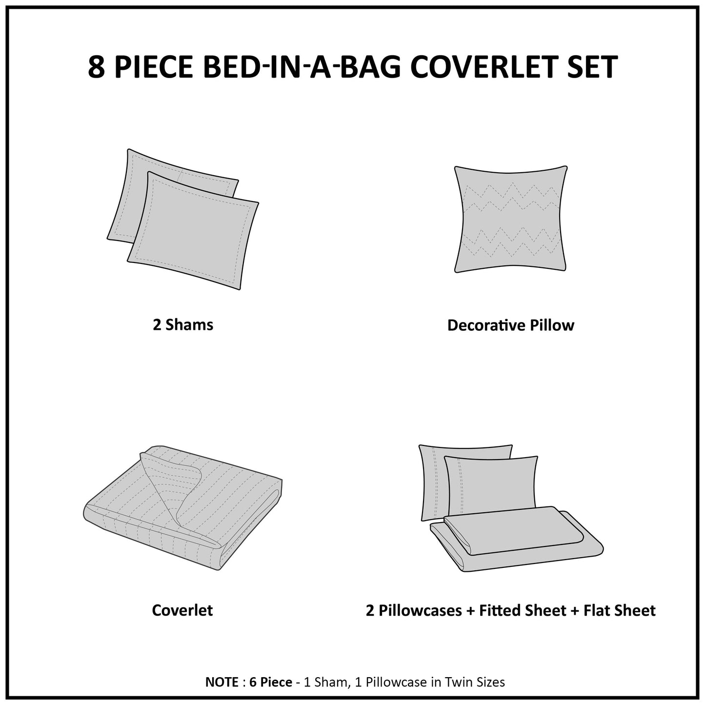 Madison Park Essentials Barret Quilt Set with Cotton Bed Sheets