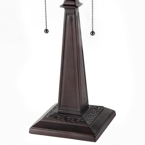 Lampe de table Tiffany Style Mission Design à 2 lumières
