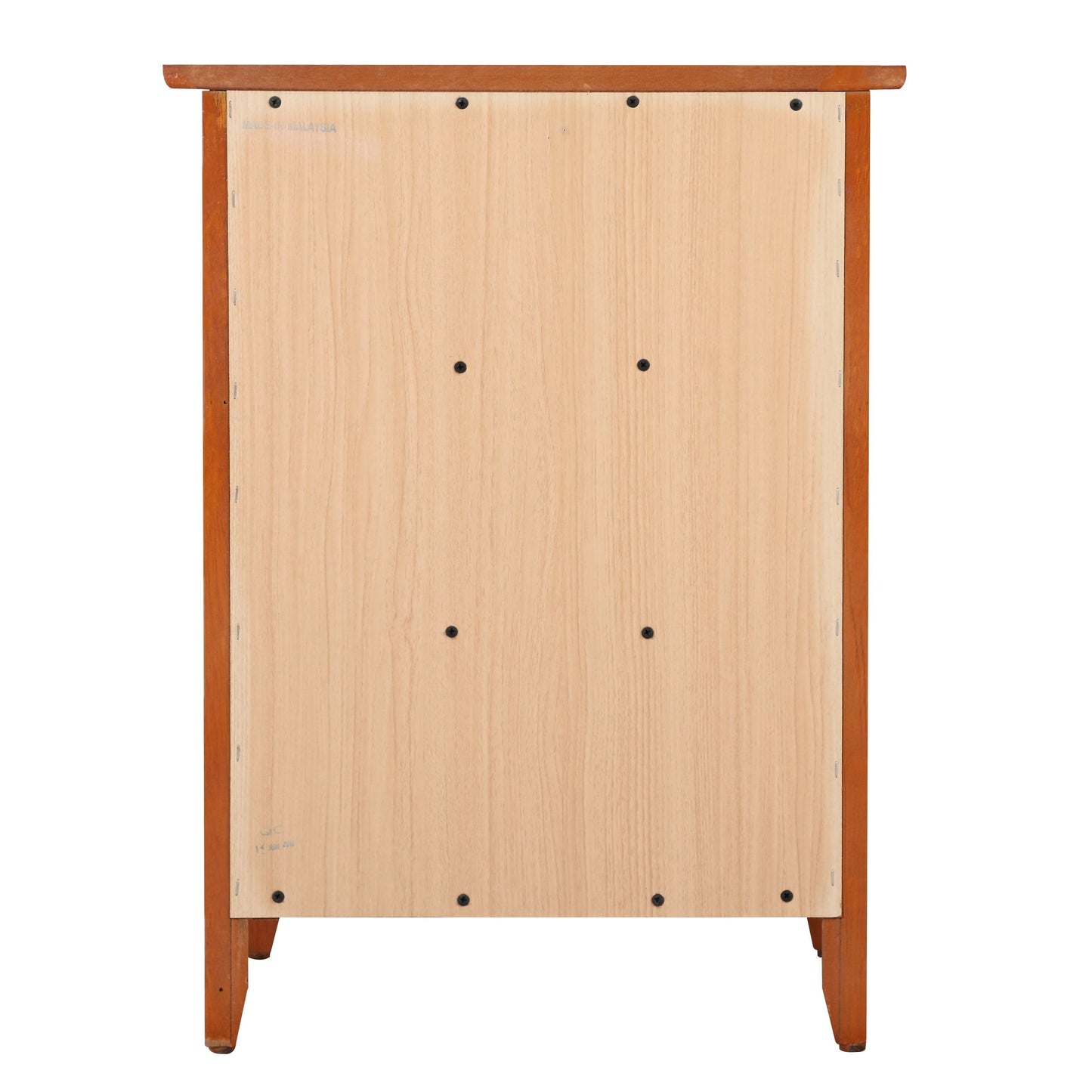 Table de chevet en bois de style transitionnel Daniel à 3 tiroirs