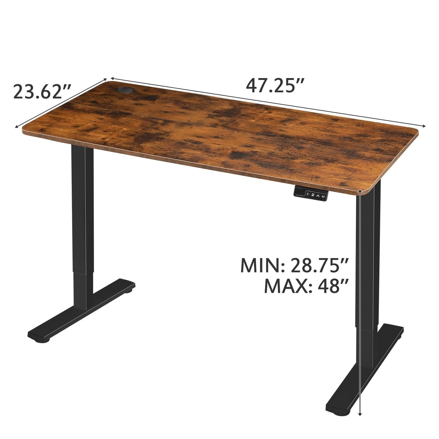 Bureau debout électrique à hauteur réglable Homall