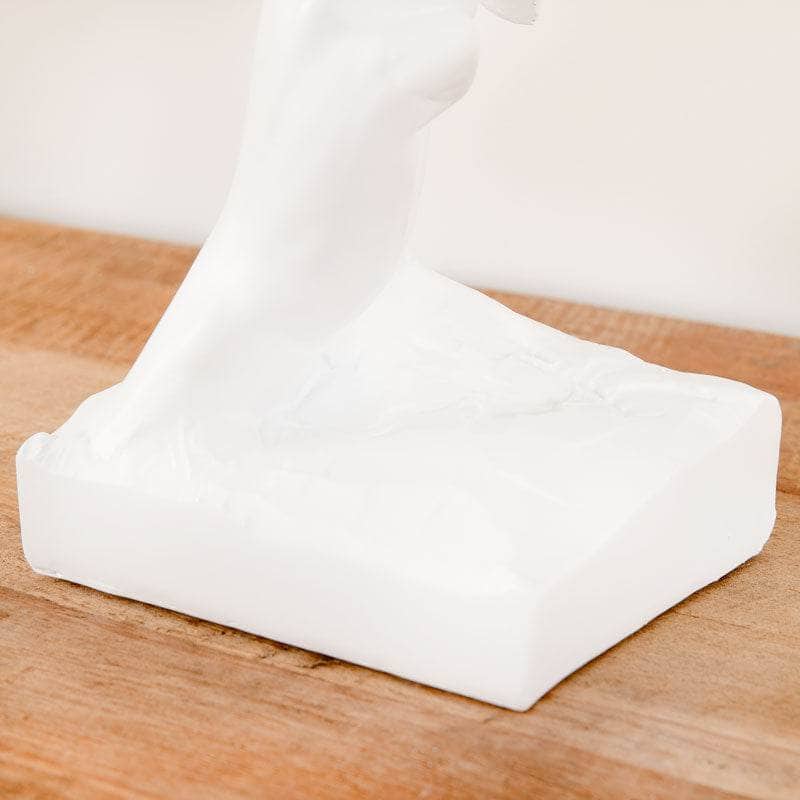 The Silent Face Figurine - White