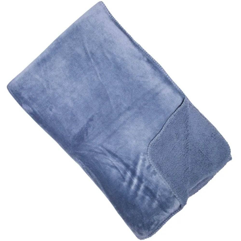 Luxury Fleece Throw - Blue
