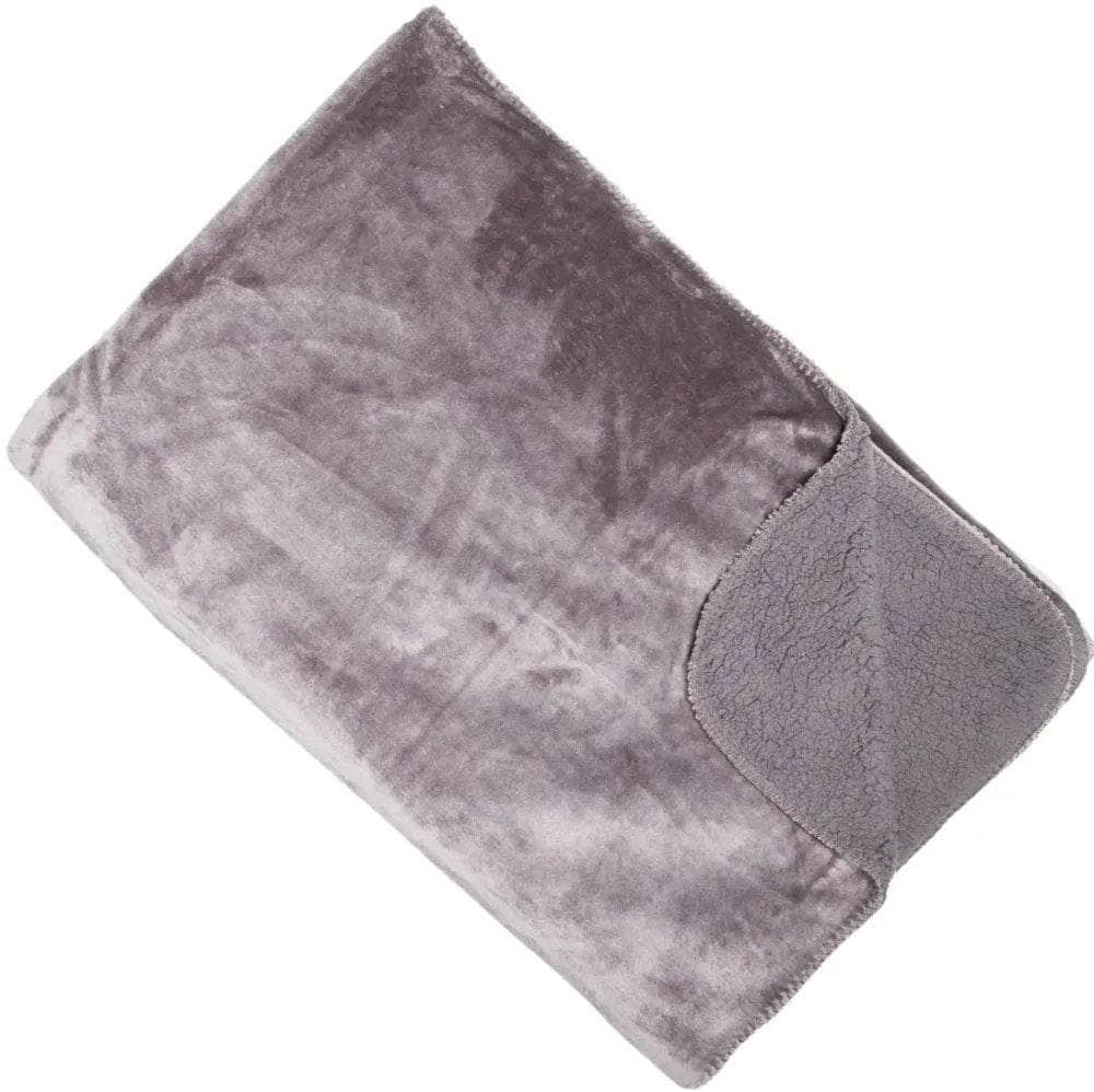 Luxury Fleece Throw - Slate