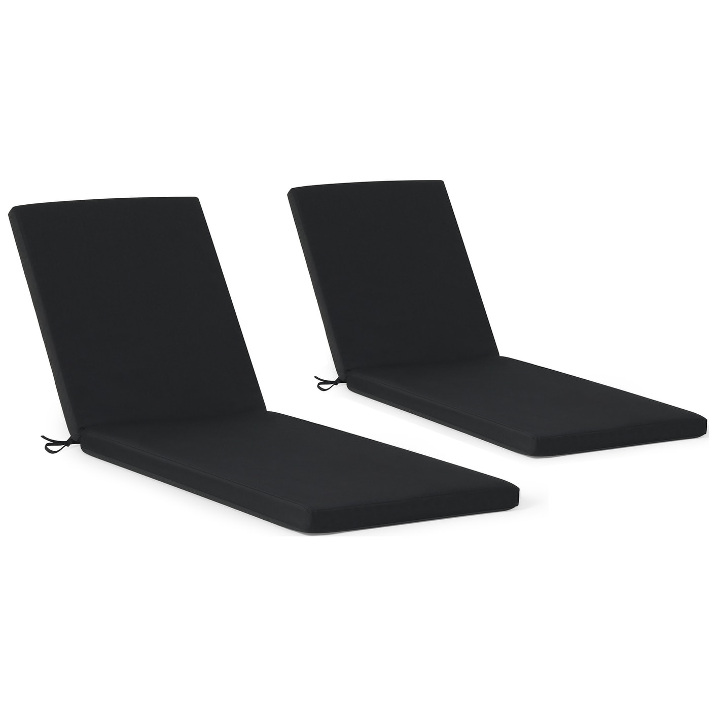 Coussins de chaise longue d'extérieur pour patio, résistants aux intempéries et aux décolorations, de la marque Polytrends - (lot de 2)