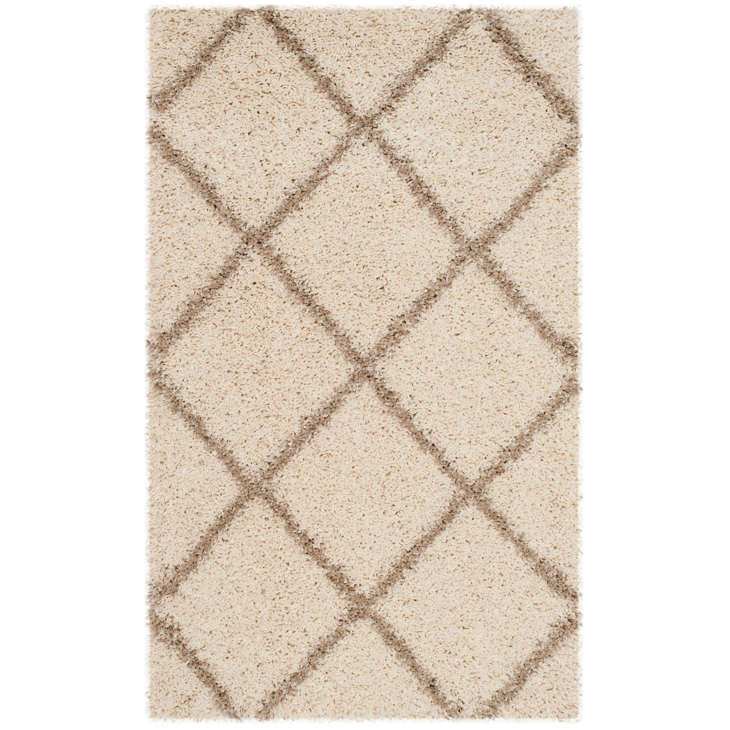 SAFAVIEH Hudson Shag Raili Diamond Trellis 2-inch Thick Rug