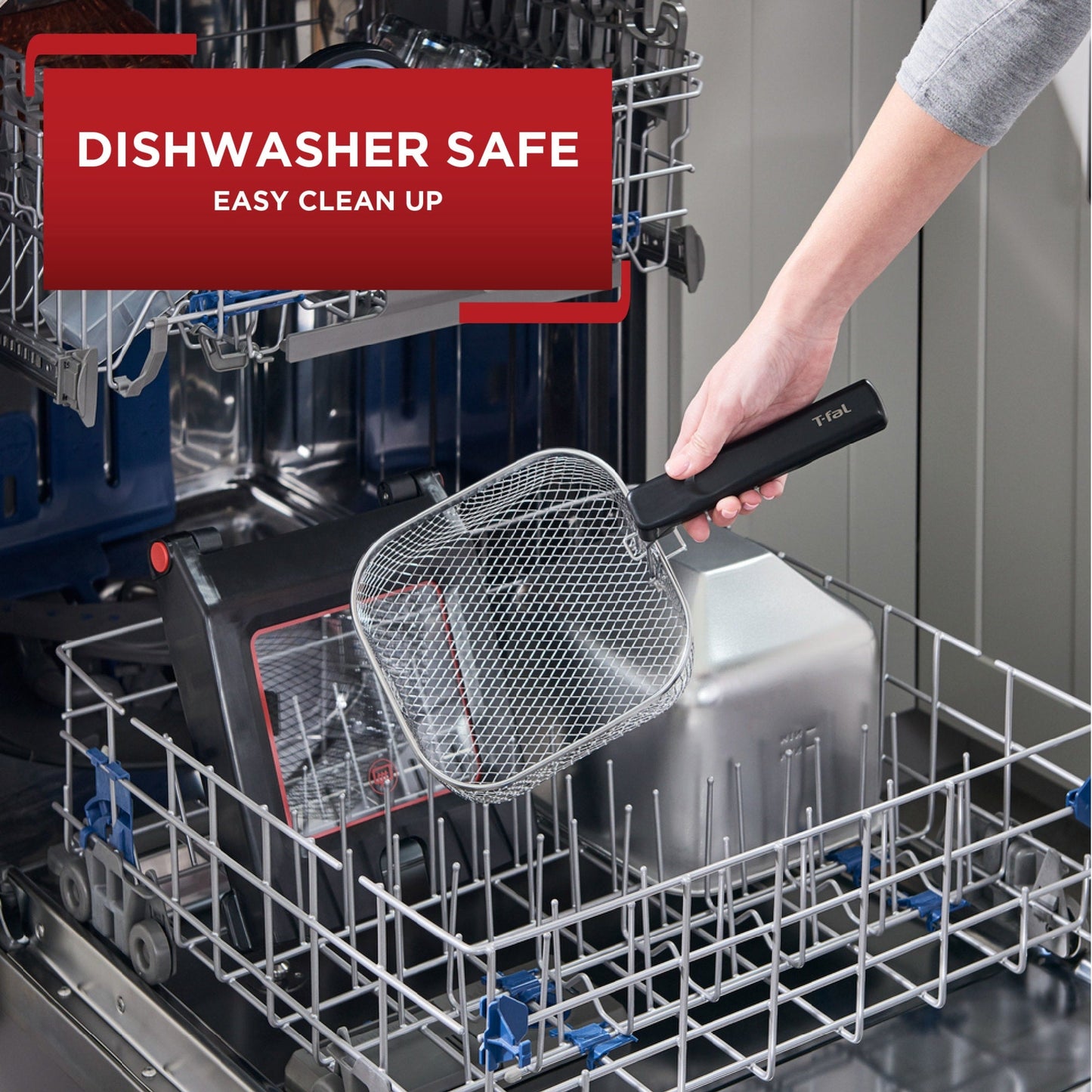 Friteuse T-fal Advanced sans odeur avec élément chauffant plongeant, capacité d'huile de 3,5 L - 3,5 litres