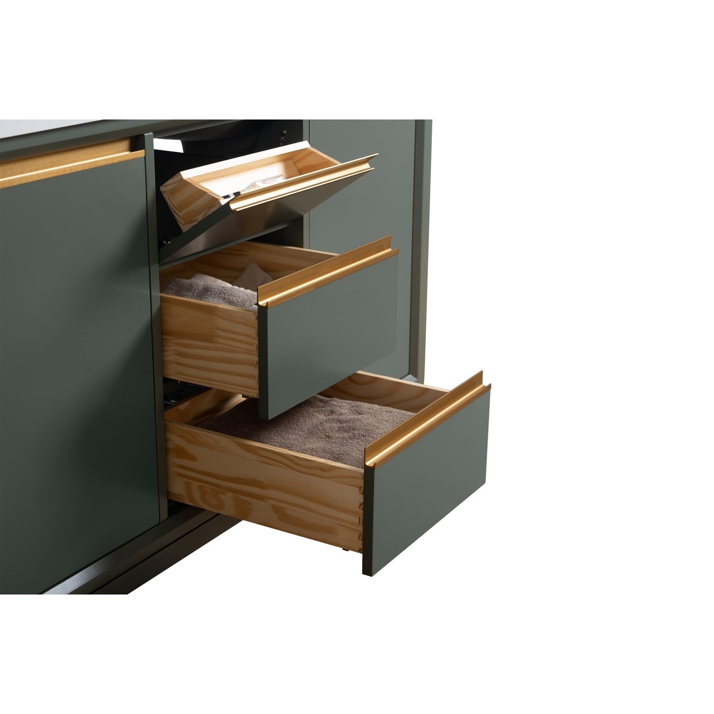 Meuble-lavabo Art pour salle de bain avec lavabo en céramique et plan de travail en marbre composite.