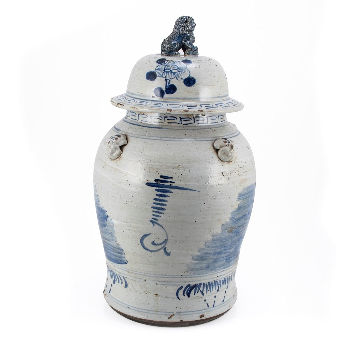 Pot de temple vintage pour plantes de saison - Grand modèle