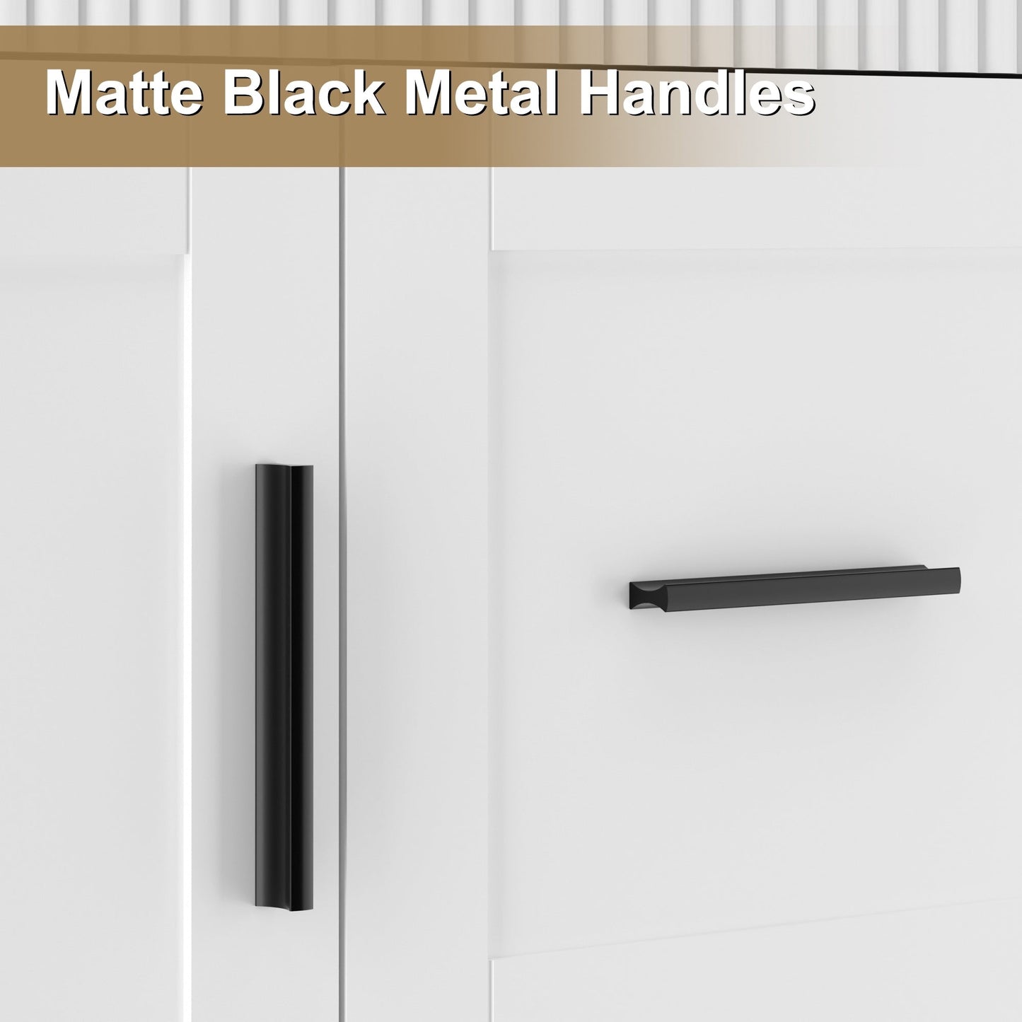 Ensemble de meuble-lavabo ondulé pour salle de bain, 30/36/48 pouces, avec lavabo et robinet.