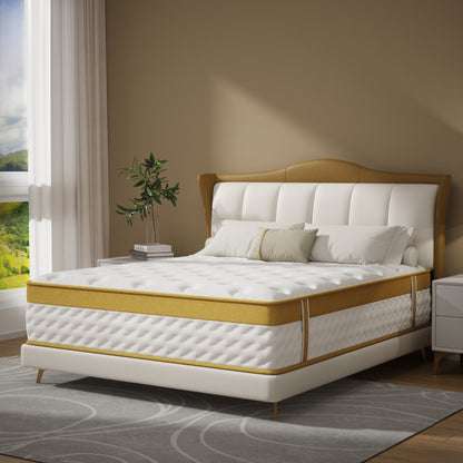 Matelas hybride à ressorts et mousse à mémoire de forme de 25 cm (10 pouces)