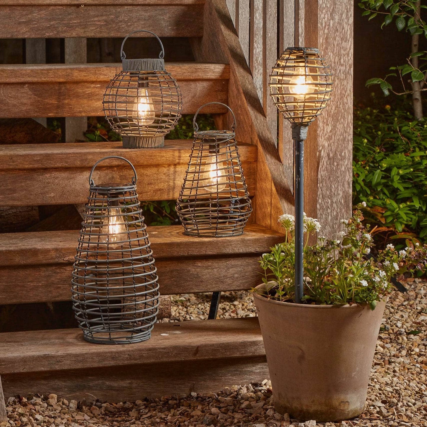 Maris Solar Lantern - Slate