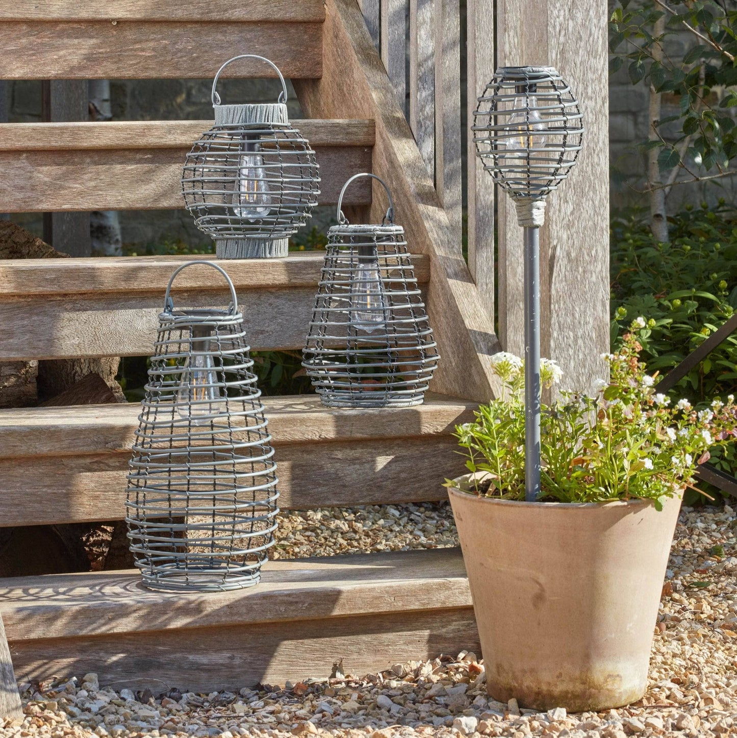 Maris Solar Lantern - Slate