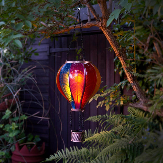 Rainbow Flaming Balloon Lantern - XL