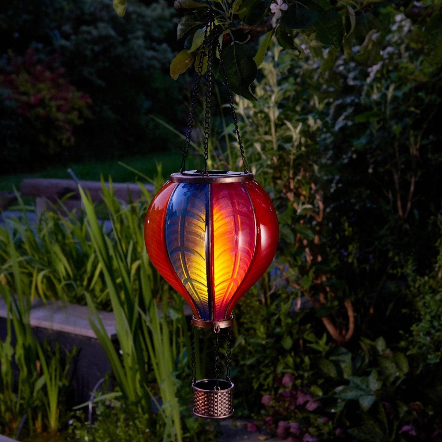 Rainbow Flaming Balloon Lantern - XL