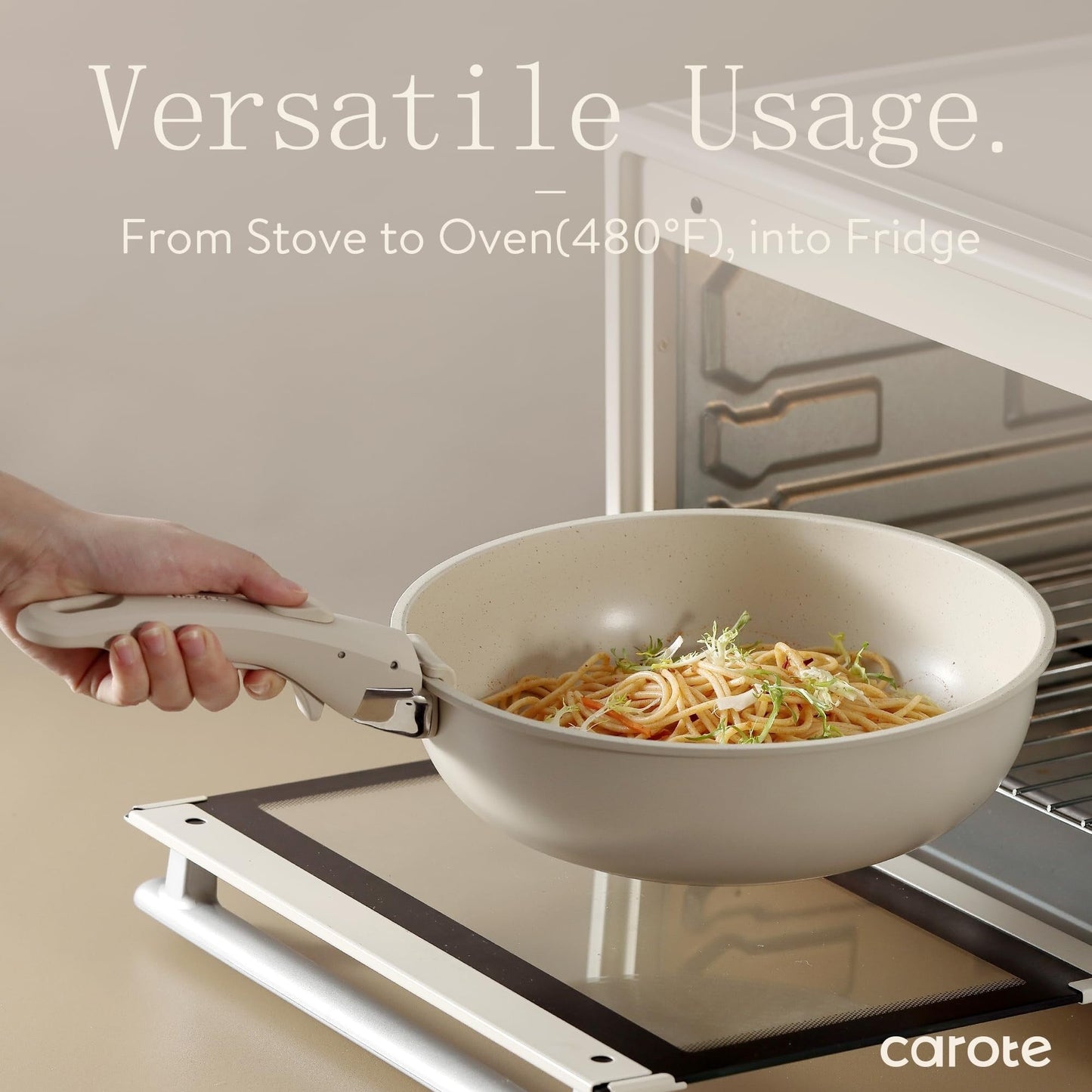 Ensemble de 11 casseroles et poêles, ensemble de cuisine antiadhésif avec manche amovible, ensemble de cuisine à induction antiadhésif avec manche amovible