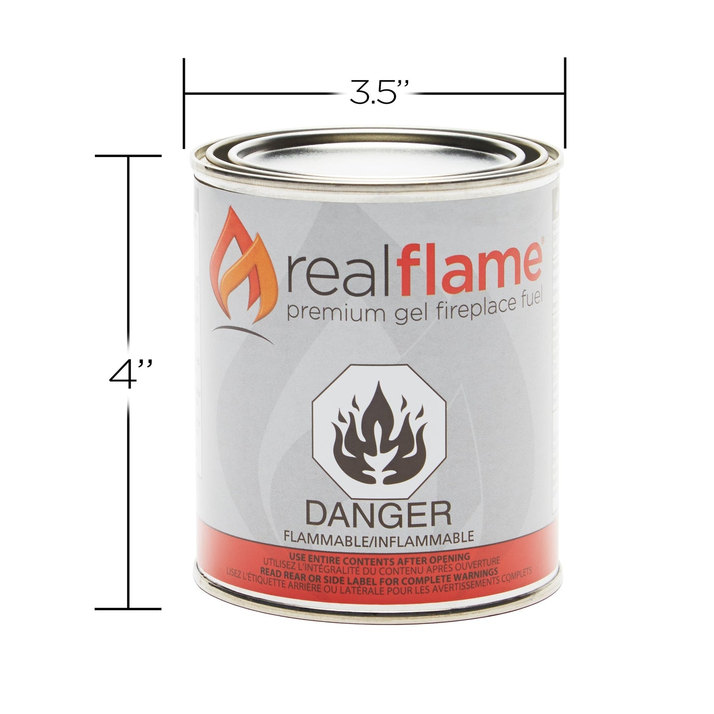Gel combustible 13 oz (paquet de 24) par Real Flame - 3,5 x 4