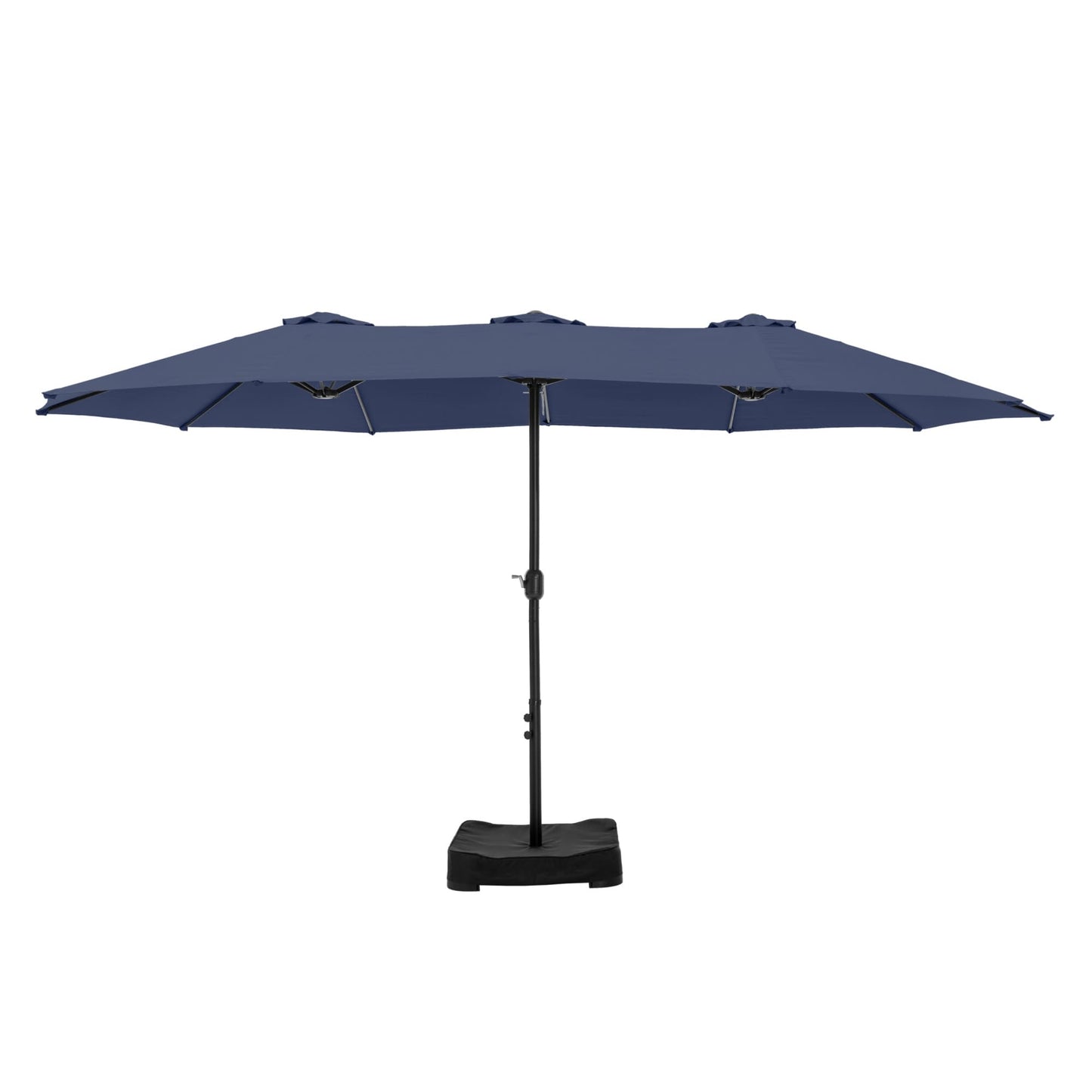MAISON ARTS Parasol de terrasse double face extra large de 4,5 m avec socle inclus