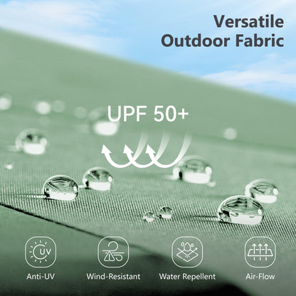 MAISON ARTS Parasol de terrasse double face extra large de 4,5 m avec socle inclus