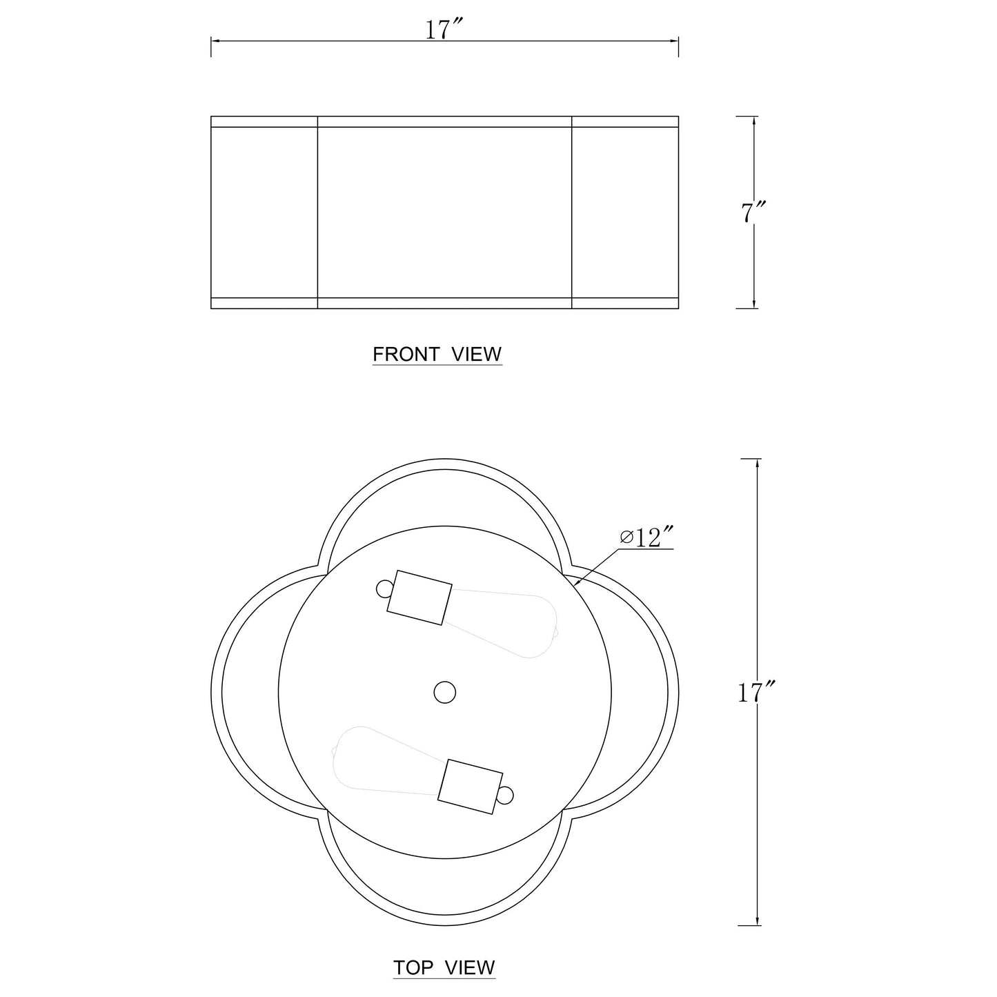 Applique murale encastrable à 2 lumières avec diffuseur en acrylique, couleur lin blanc