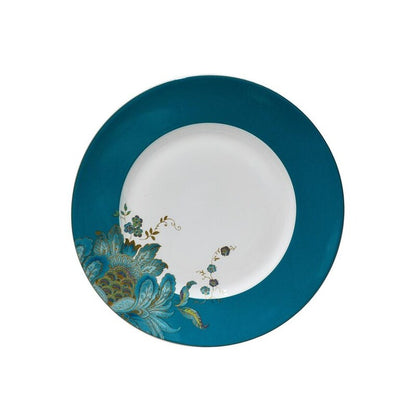 Service de table en porcelaine Eliza 16 pièces de 222 Fifth, bleu sarcelle