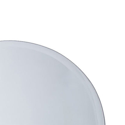Miroir de salle de bain rond sans cadre, 56 cm (22 po) - Verre miroir - 56 cm (22 po).