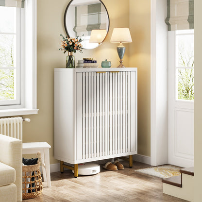 Meuble à chaussures avec porte pour entrée et salon, capacité de 24 paires