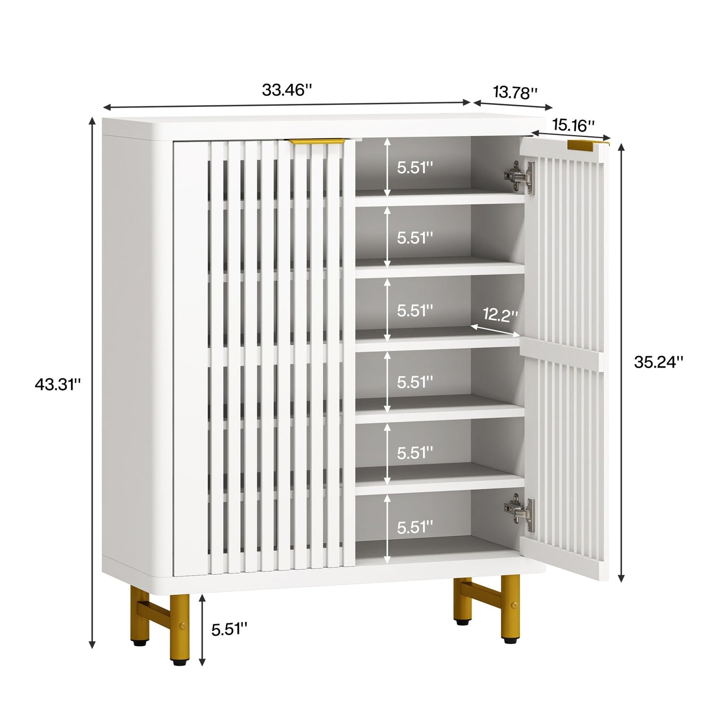 Meuble à chaussures avec porte pour entrée et salon, capacité de 24 paires