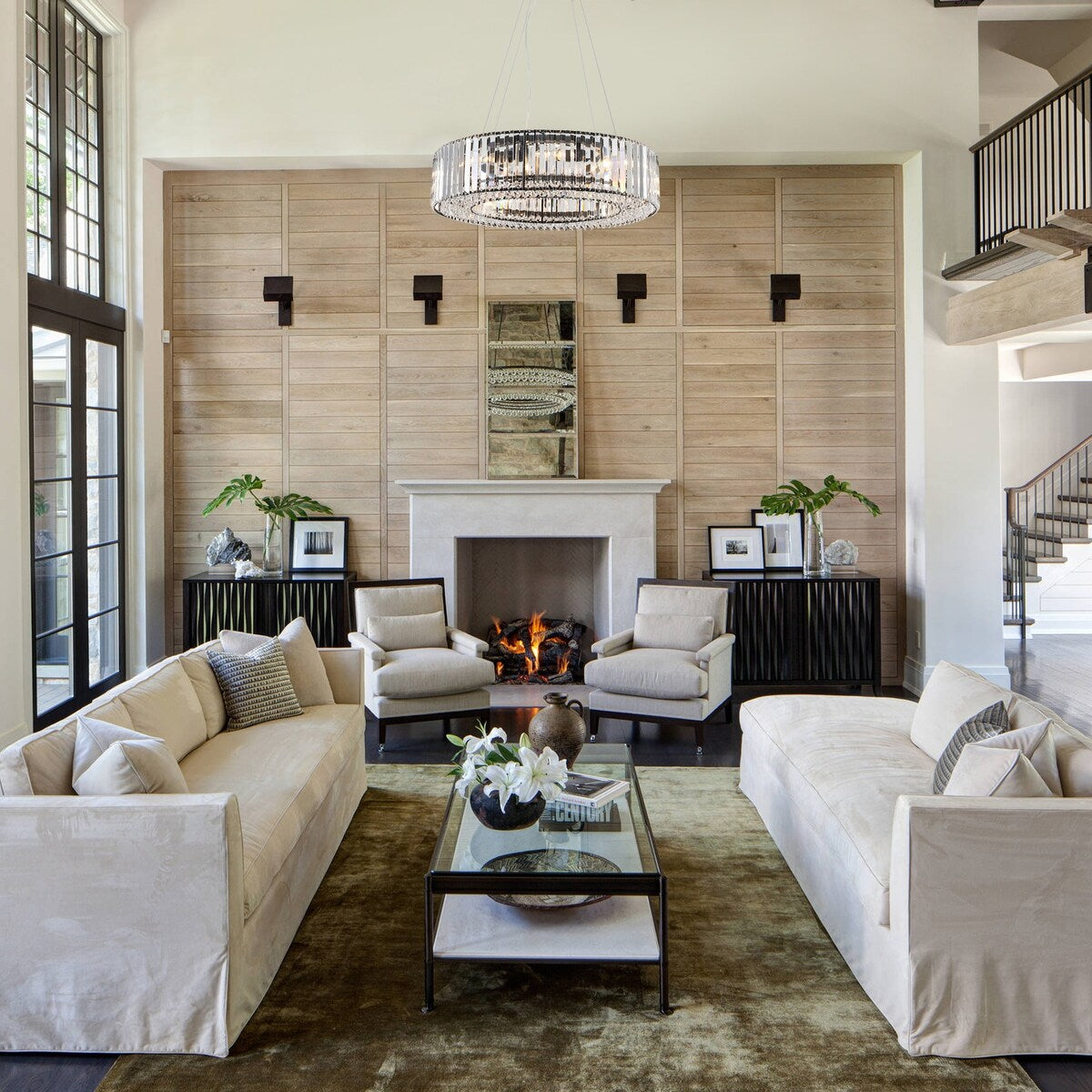 Luminaire suspendu style ferme de 62,5 cm (24,8 po) à 8 lumières, lustre en cristal, lustre tambour pour salle à manger, salon, chambre à coucher, cuisine