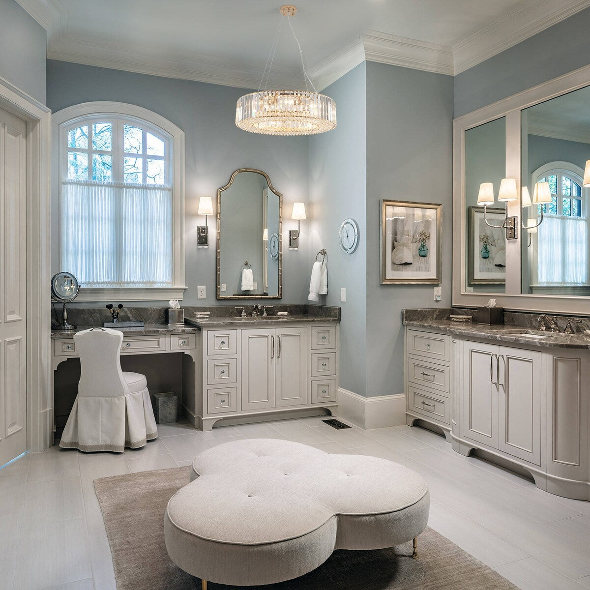 Luminaire suspendu style ferme de 62,5 cm (24,8 po) à 8 lumières, lustre en cristal, lustre tambour pour salle à manger, salon, chambre à coucher, cuisine