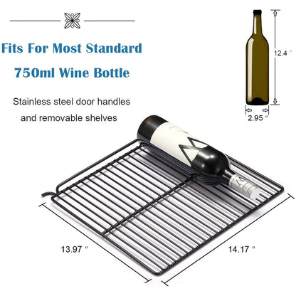 Cave à vin/réfrigérateur à boissons/mini-réfrigérateur pour 26 bouteilles - 44,5 x 49 x 79 cm (17,52*19,29*31,18 pouces)