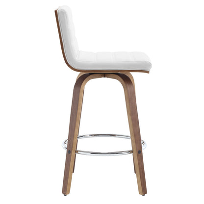 Tabourets de bar/comptoir pivotants en simili cuir 26/29, lot de 2/3