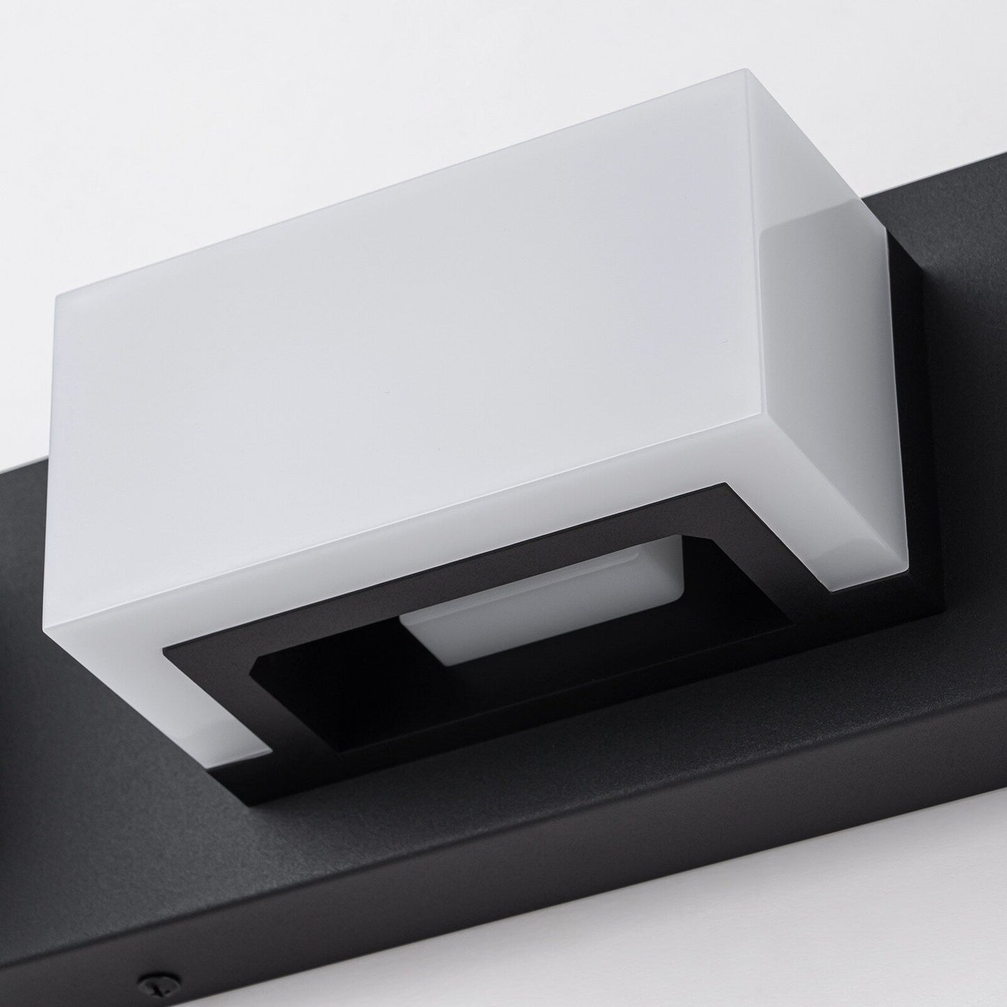 3/4/5-Light Dimmable Matte Black Modern Bathroom LED Vanity Light