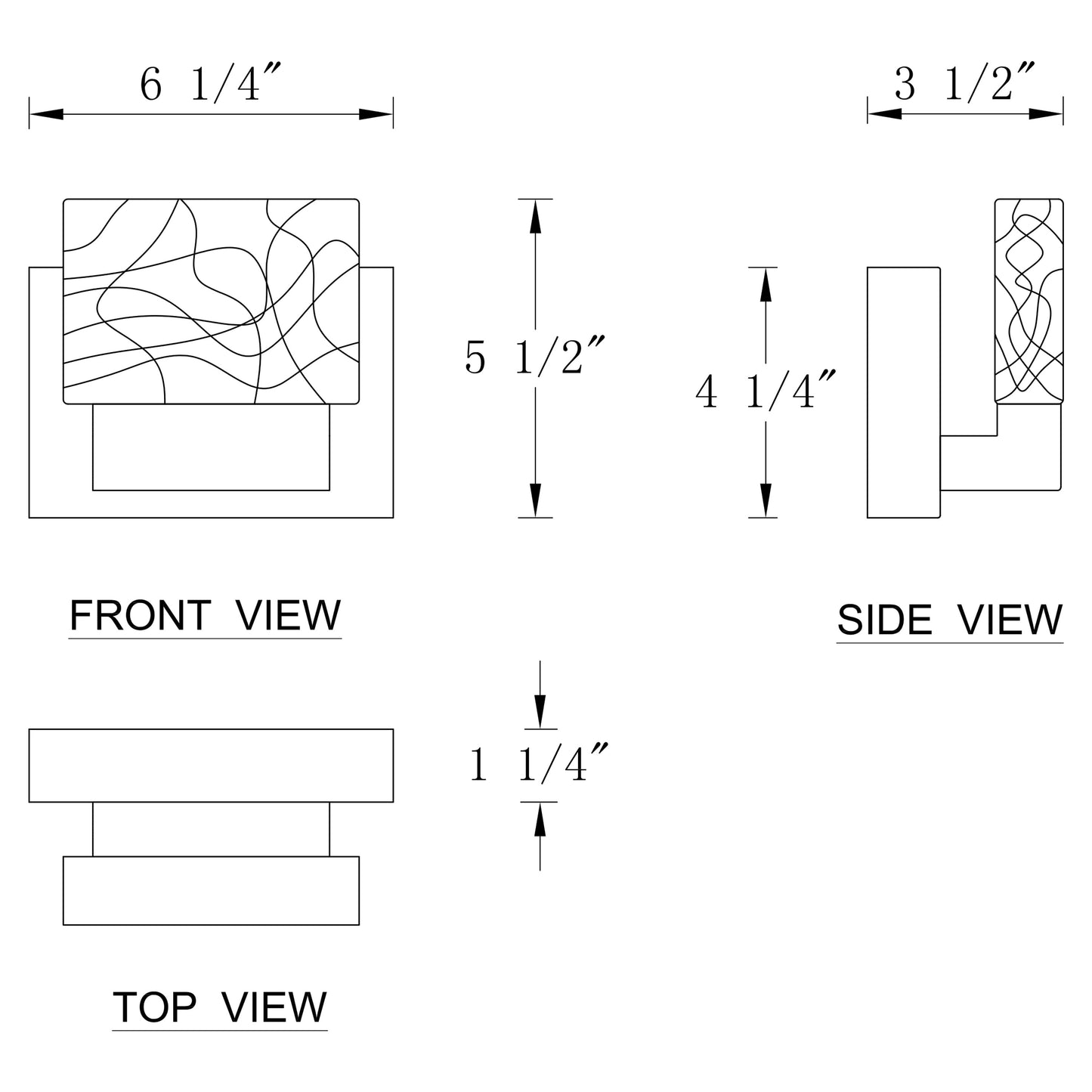 C Cattleya Luminaire de salle de bain à LED intégrée en acier inoxydable 3000K avec abat-jours en verre artistique - Chrome