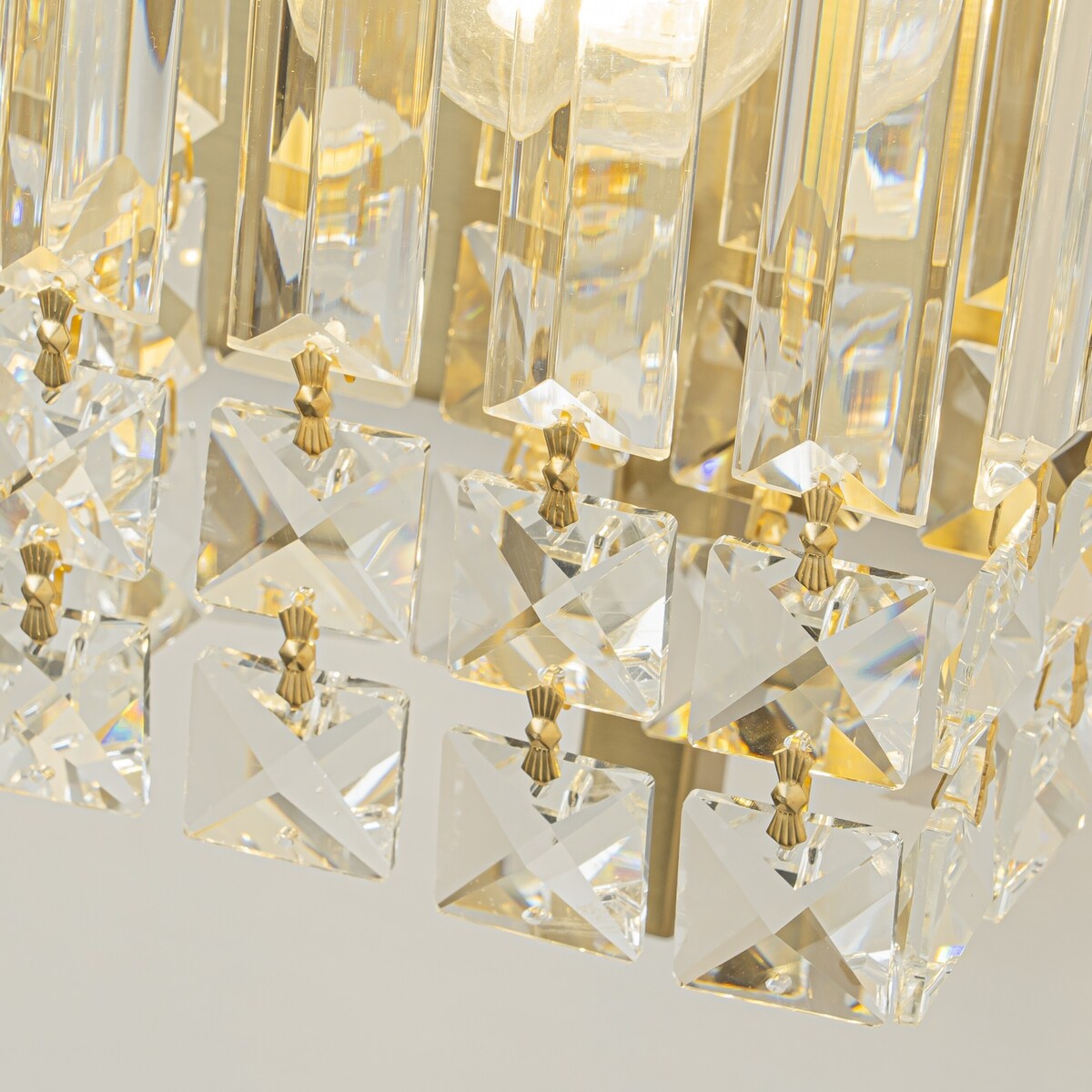 Applique murale moderne et glamour pour salle de bain, 3 lumières, cristal, pour miroir