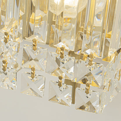 Applique murale moderne et glamour pour salle de bain, 3 lumières, cristal, pour miroir