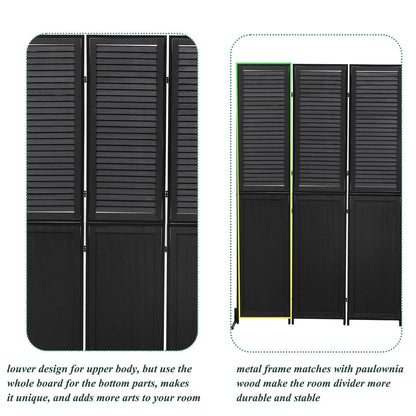 Écrans de séparation de pièce à 3 panneaux et pare-écrans pliants en bois naturel, cloisons de séparation de pièce de 1,80 m pour séparer les pièces.