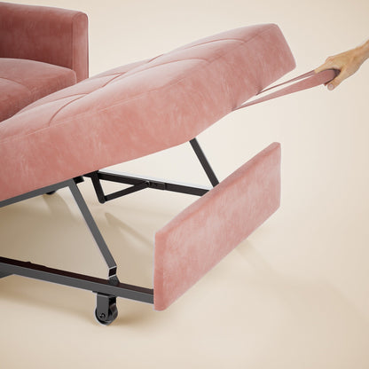 Canapé-lit convertible 3-en-1, canapé-lit escamotable, lit de salon pliable et transformable