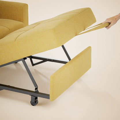 Canapé-lit convertible 3-en-1, canapé-lit escamotable, lit de salon pliable et transformable