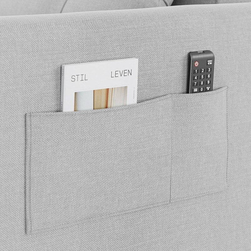 Canapé-lit convertible 3-en-1, canapé-lit escamotable, lit de salon pliable et transformable