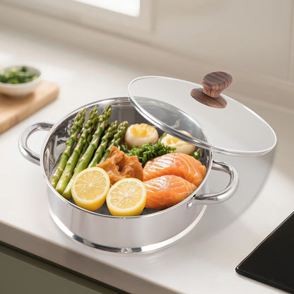 Ensemble de cuisine 30 pièces en granit, comprenant des casseroles et des poêles antiadhésives.