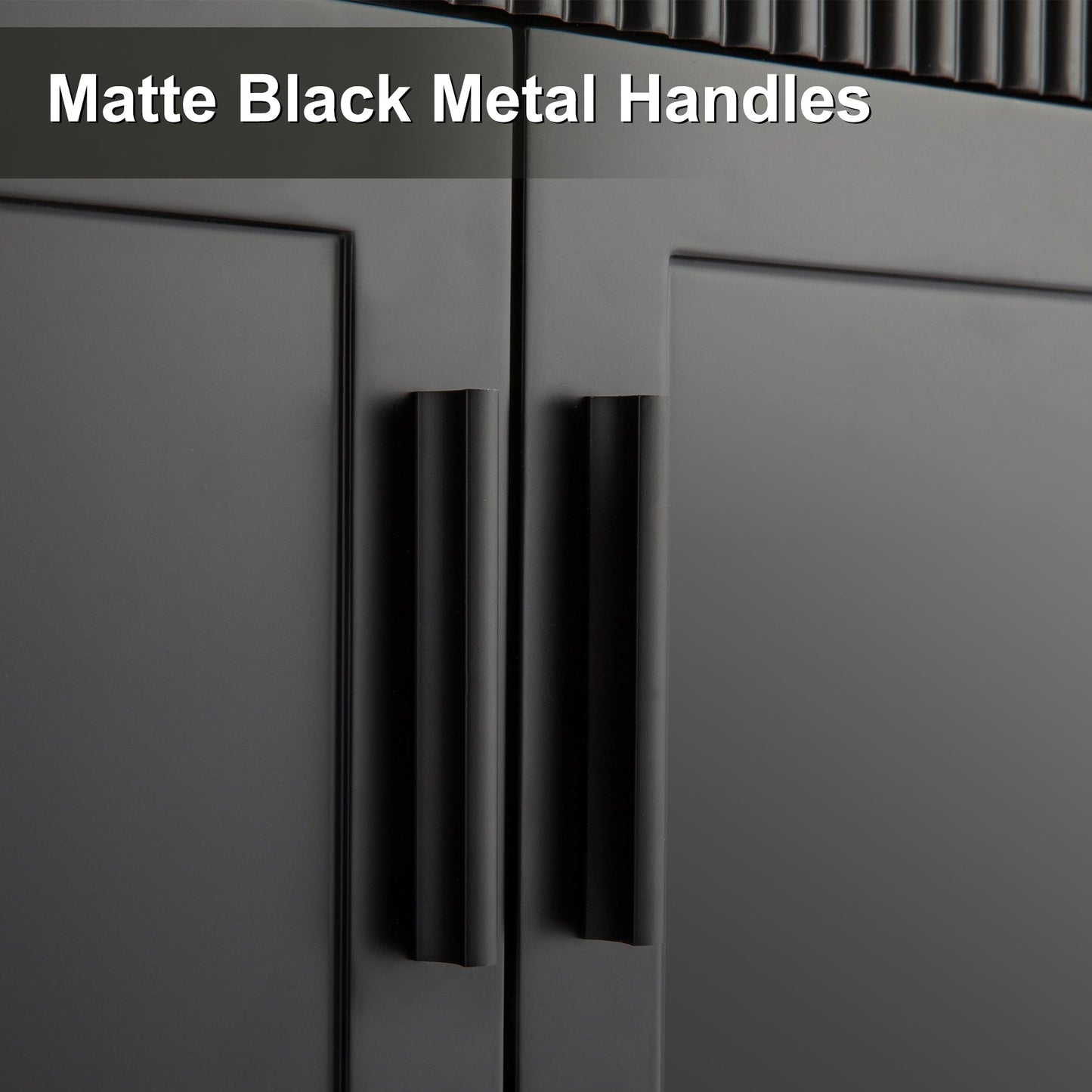 Ensemble de meuble-lavabo ondulé pour salle de bain, 30/36/48 pouces, avec lavabo et robinet.