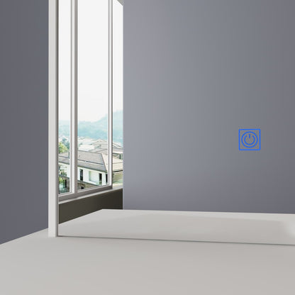 Ensemble coiffeuse et miroir avec tabouret, 99,5 cm de largeur