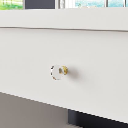 Ensemble coiffeuse et miroir avec tabouret, 99,5 cm de largeur