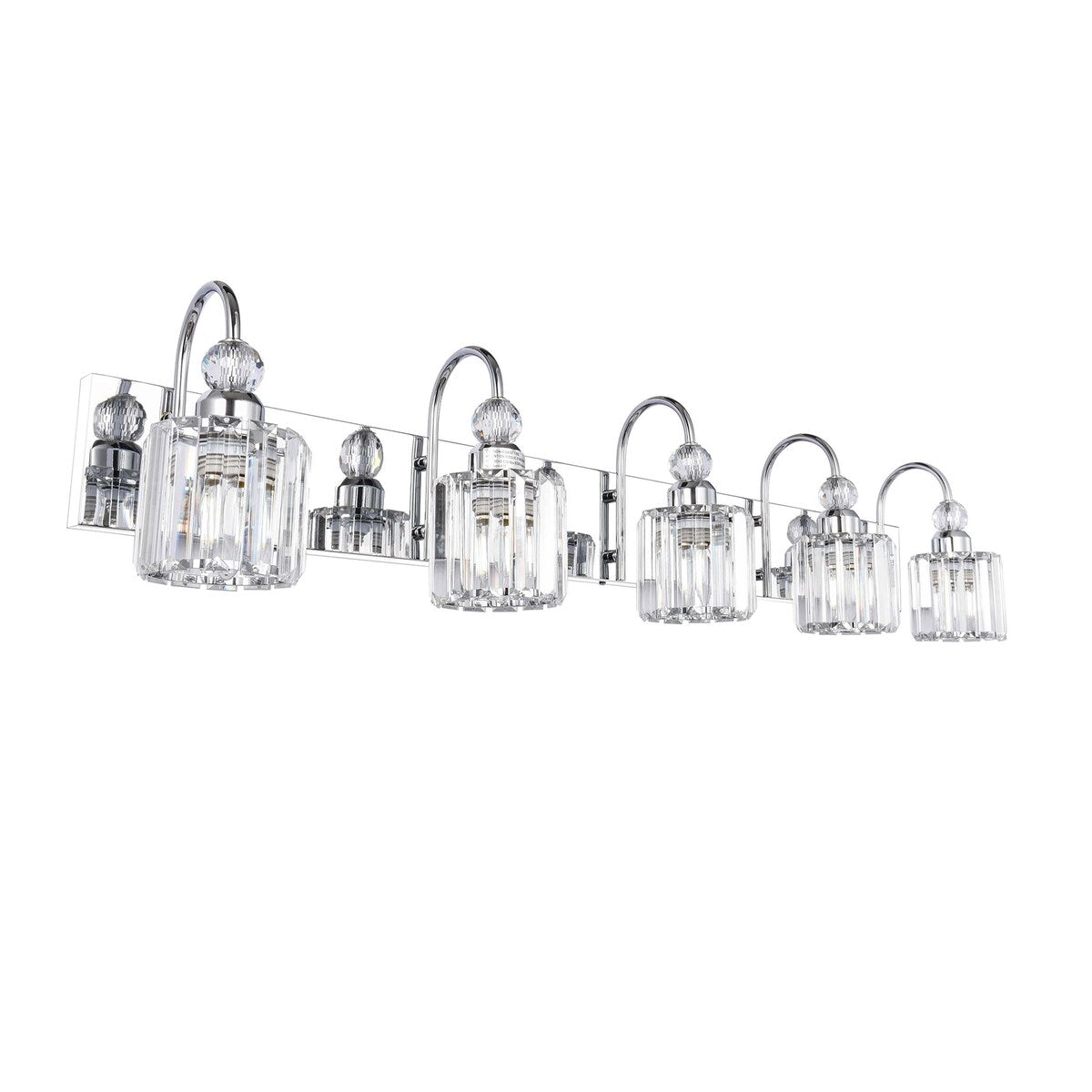 Chrome/ Noir/ Or Moderne Au-dessus du miroir Cristal Salle de bain Luminaires muraux pour salle de bain Lumières de vanité