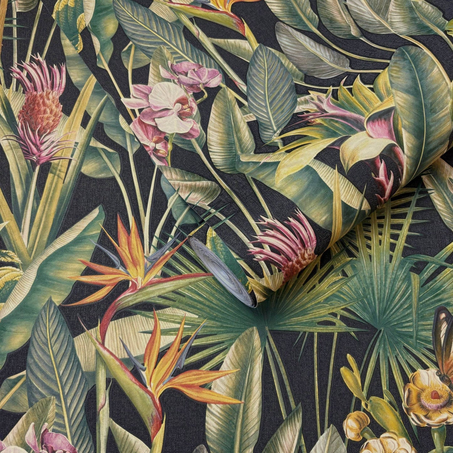 Rasch B05 Zanzibar Black Wallpaper - 400006