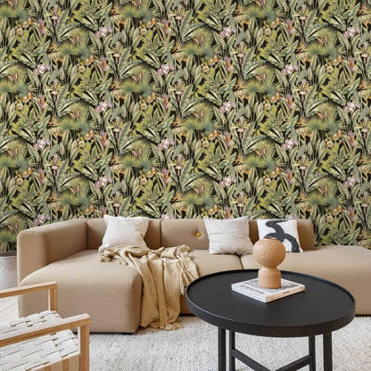 Rasch B05 Zanzibar Black Wallpaper - 400006