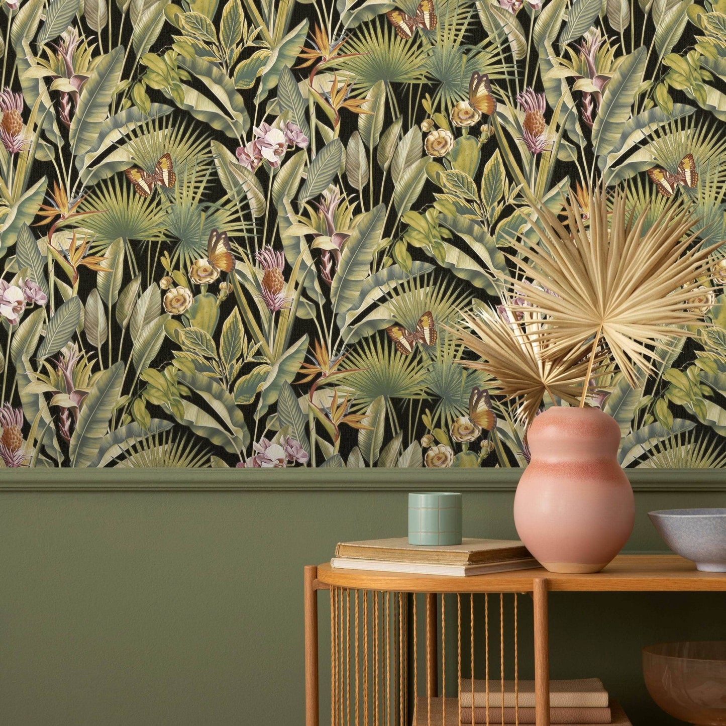 Rasch B05 Zanzibar Black Wallpaper - 400006